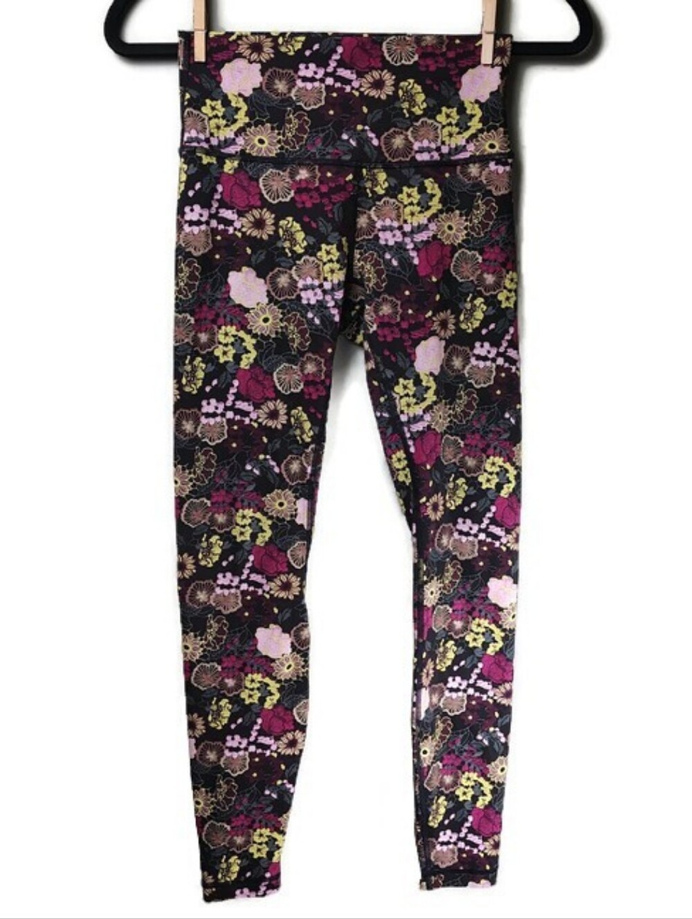 Lululemon Wunder Under Hi-Rise Fluorlace Floral Print 28" Tights Size 4
